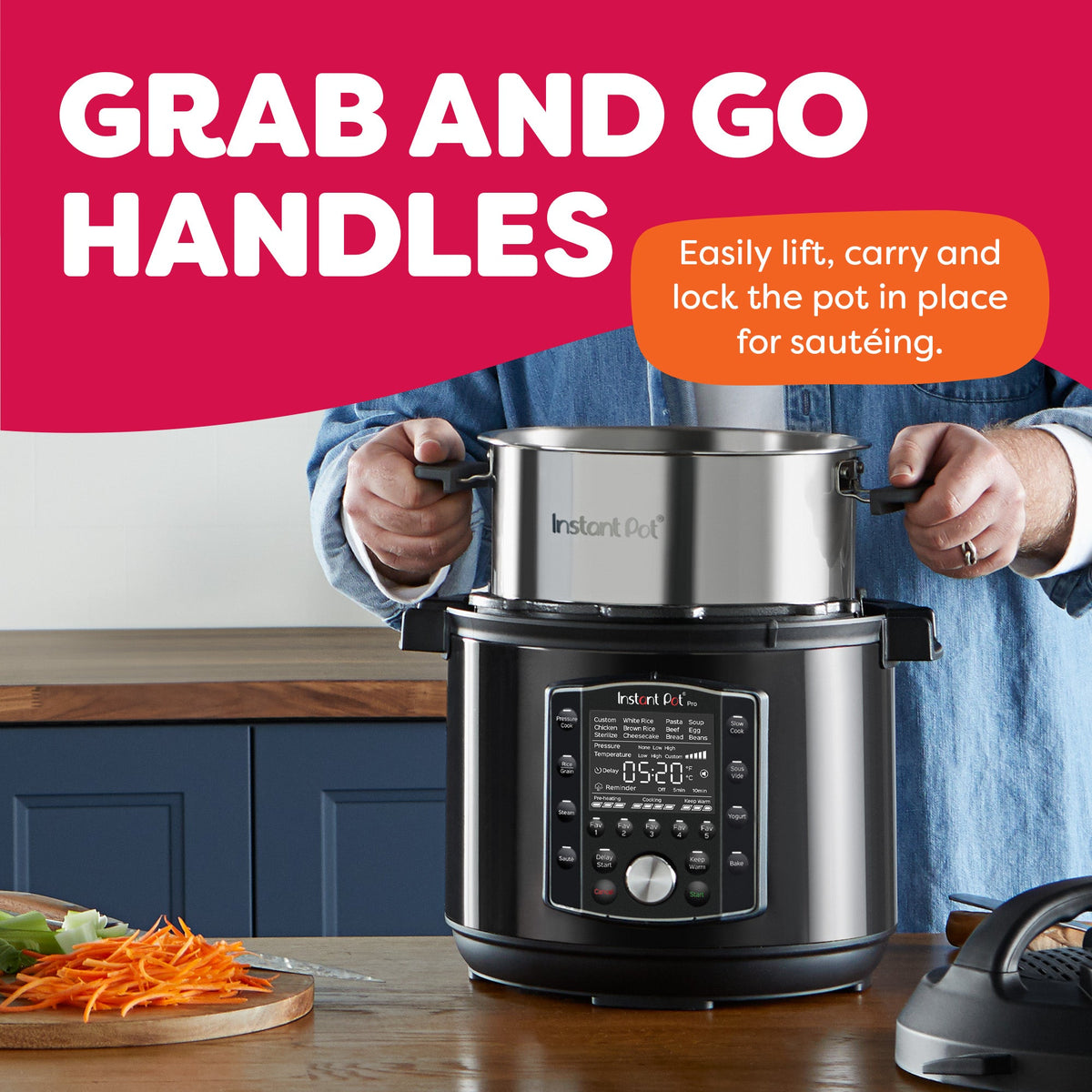 Instant Pot® Pro™ 8QT Multi-Use Pressure Cooker