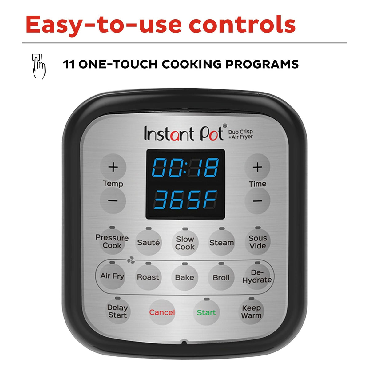 Instant Pot® Duo™ Crisp™ + Air Fryer 6QT Multi-Use Pressure Cooker