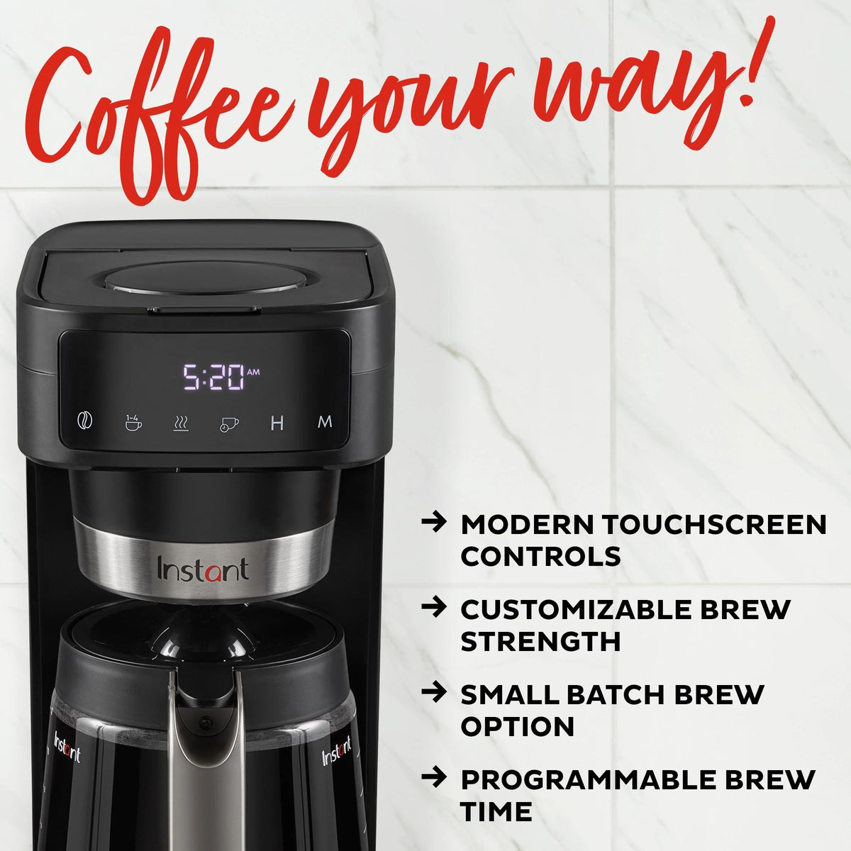 Instant Pot® Infusion Brew Plus 12-cup Coffee Maker