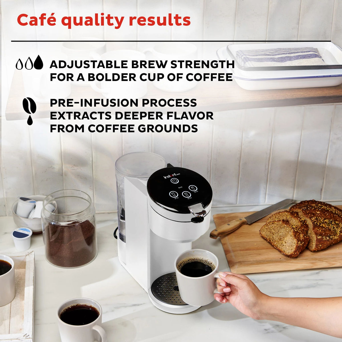 Instant™ Pot® Solo™ Single Serve Coffee Maker, White