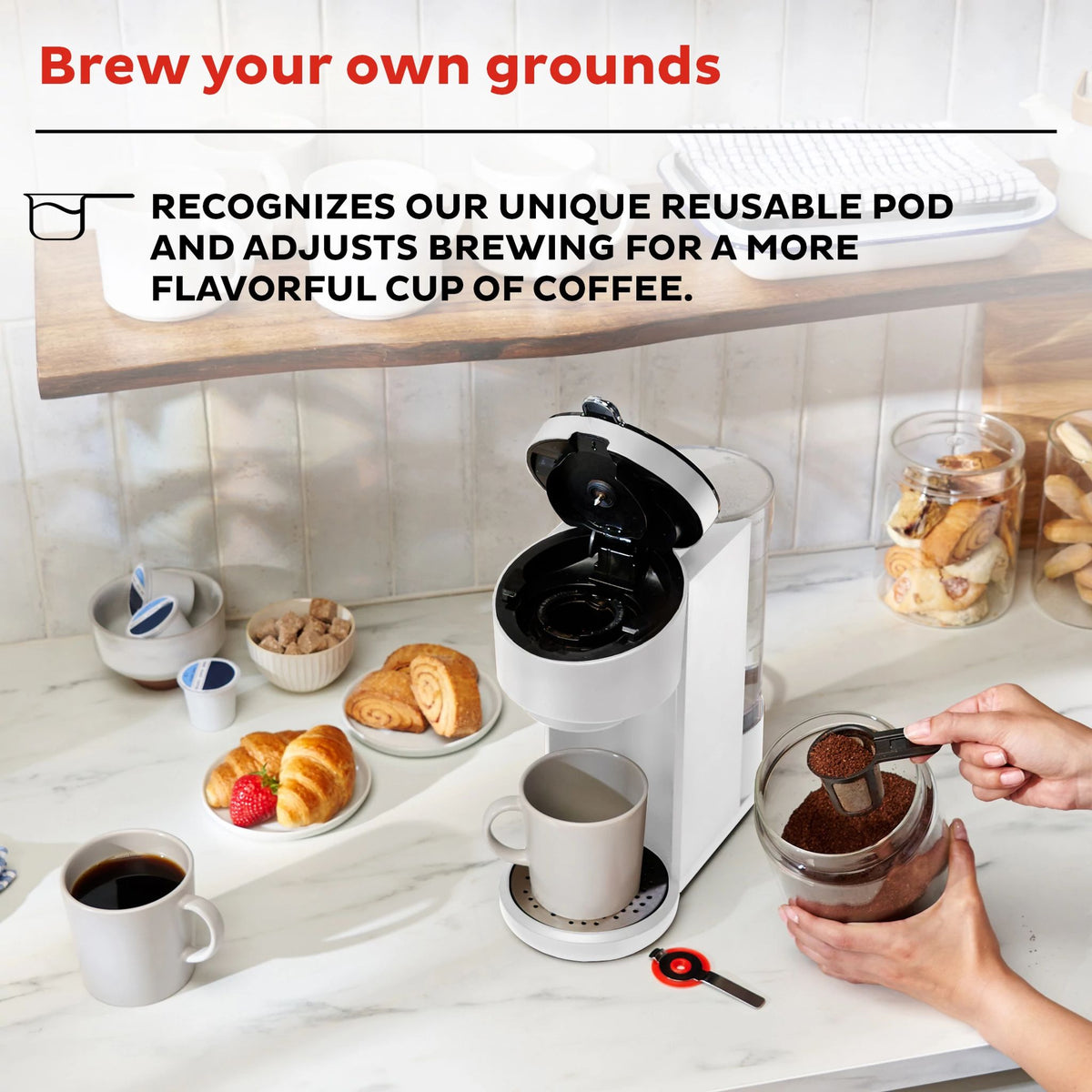 Instant™ Pot® Solo™ Single Serve Coffee Maker, White