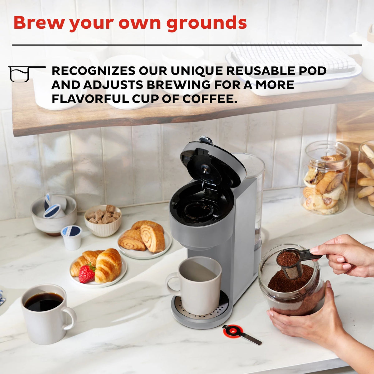 Instant Pot® Solo™ Single Serve Coffee Maker, Gray