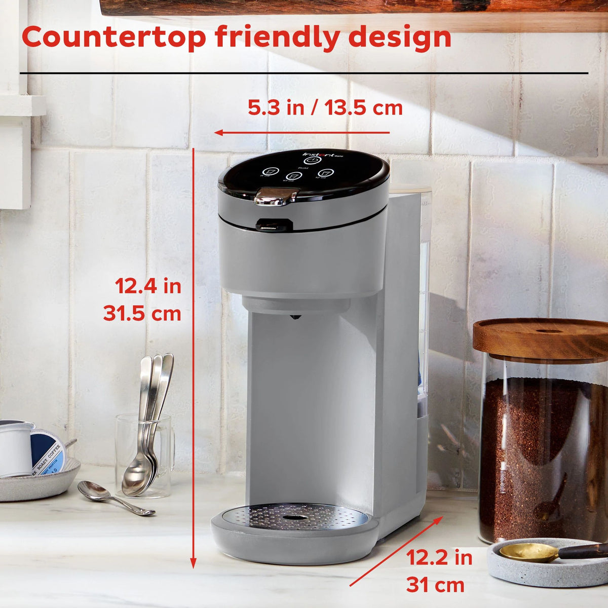 Instant Pot® Solo™ Single Serve Coffee Maker, Gray