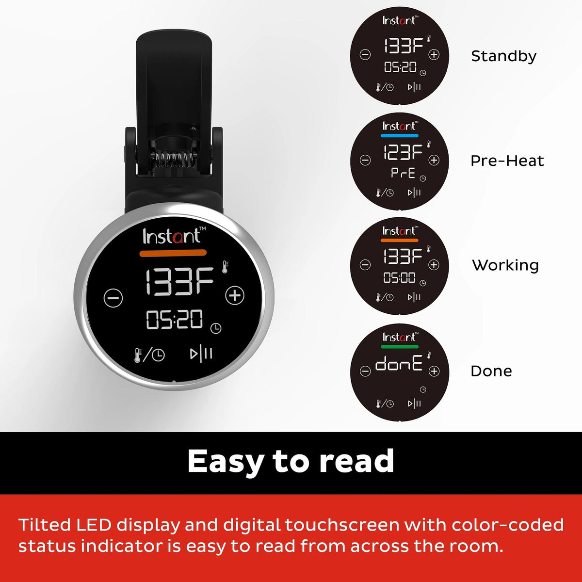 Instant Pot® Accu Slim™ Sous Vide Immersion Circulator, V2