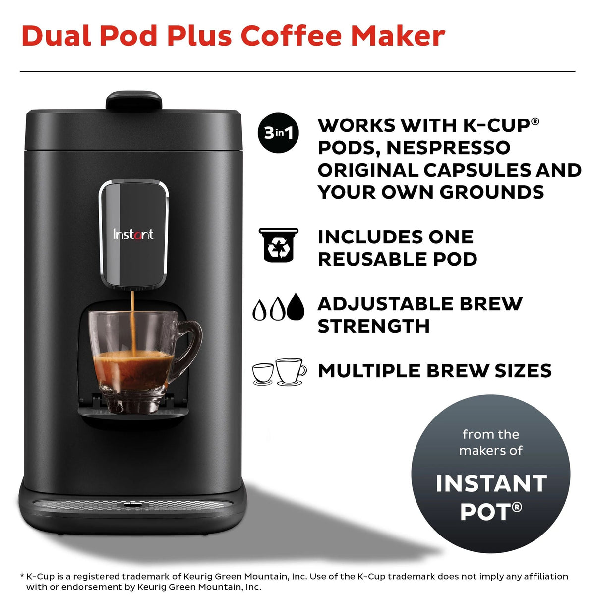 Instant Pot®  Dual Pod Plus Coffee Maker