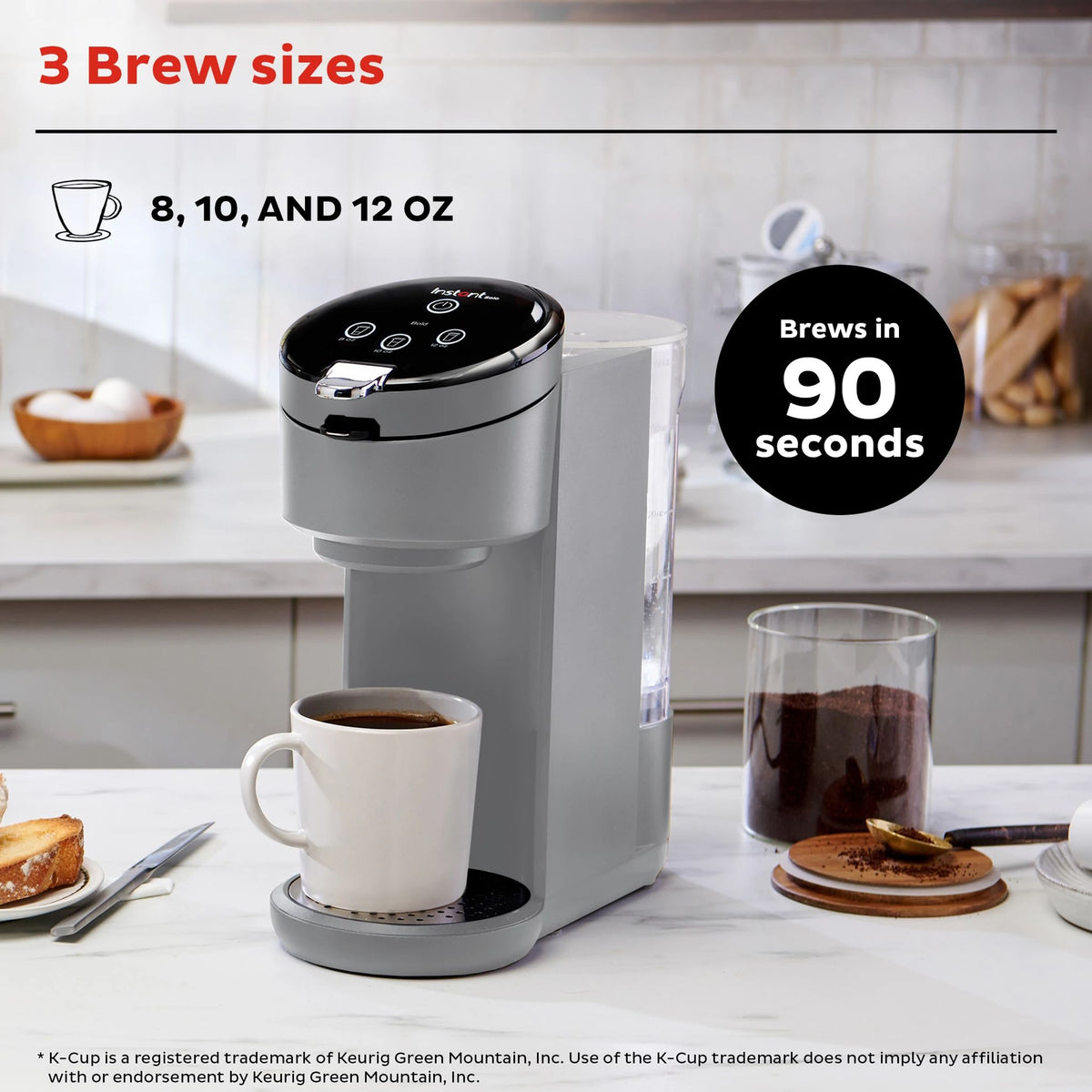 Instant Pot® Solo™ Single Serve Coffee Maker, Gray