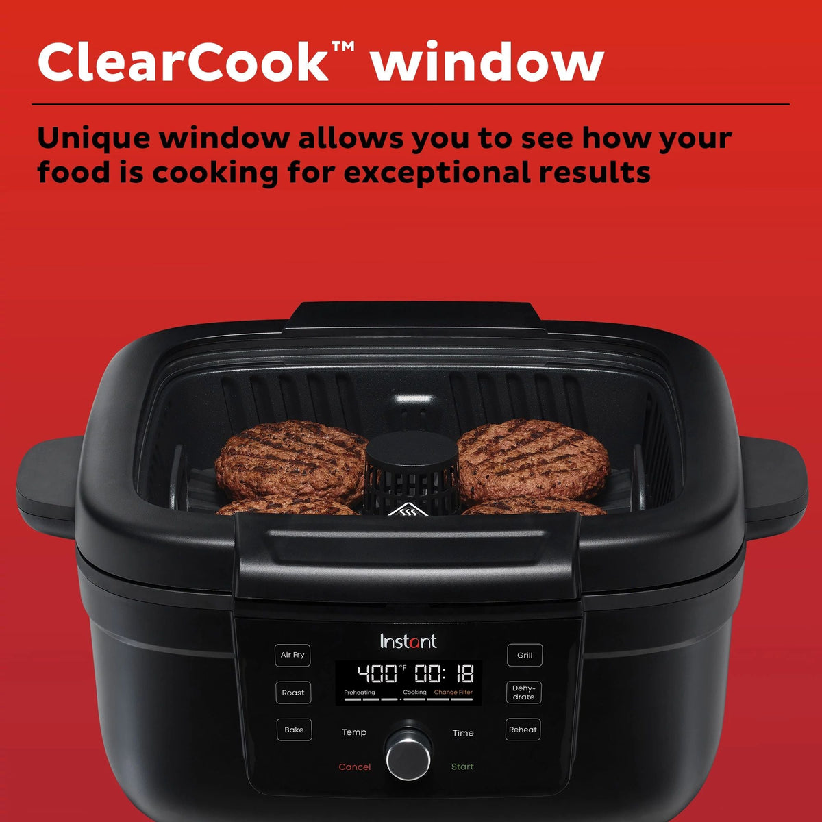 Instant Pot® Indoor Grill and Air Fryer
